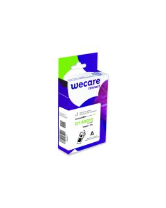 Wecare Beschriftungsband K80001W4 Schwarz auf Weiss