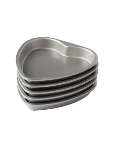 Decora Motiv-Backform Herz, Ø 15 cm, Silber
