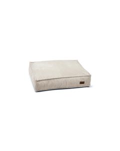 Designed by Lotte Hunde-Bett Ribbed Hellgrau 70x55X15cm