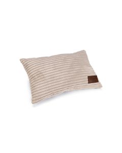 Designed by Lotte Hunde-Kissen Ribbed Hellgrau 35x23x6cm