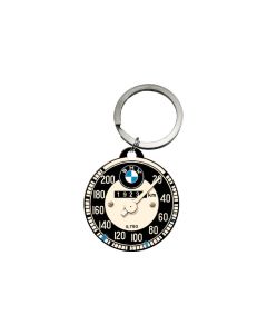 Nostalgic Art Schlüsselanhänger BMW Ø 4 cm, Schwarz/Weiss