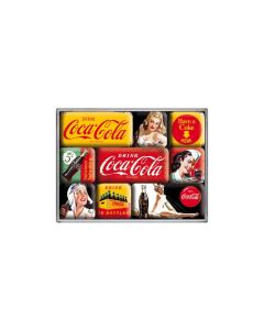 Nostalgic Art Magnet-Set Coca-Cola 1 Stück, Mehrfarbig