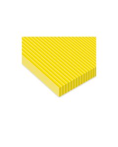 URSUS Wellpapier 50 x 70 cm 10 Stück, Zitronengelb