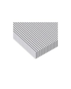 URSUS Wellpapier 50 x 70 cm 10 Stück, Silber