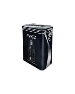 Nostalgic Art Vorratsdose Coca-Cola 1.3 l, Schwarz/Silber