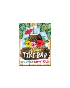 Nostalgic Art Haftmagnet Tiki Bar 1 Stück, Mehrfarbig