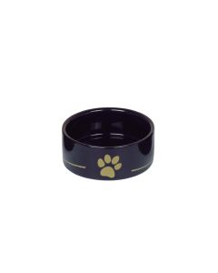 Nobby Keramiknapf Golden Paw, Ø 12, 0.25 I, Schwarz