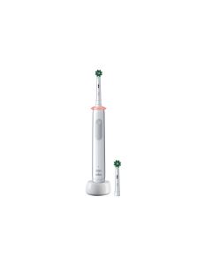 Oral-B Rotationszahnbürste Pro 3 3000 Cross Action, Weiss