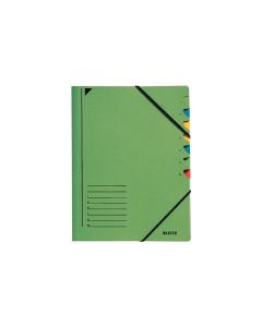 Leitz Ordnungsmappe 7-teilig, Grün