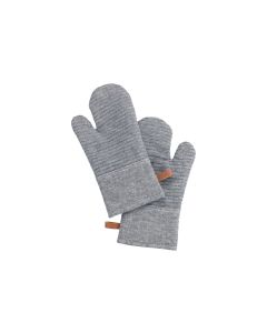 Wenko Küchenhandschuh Ada Stripes Grau, 2 Stück