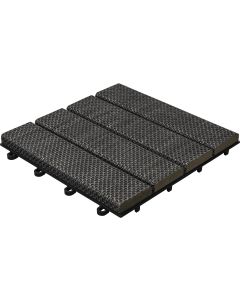 Florco Balkon-& Terrassenplatten Tex, Anthrazit, 6 Stk.