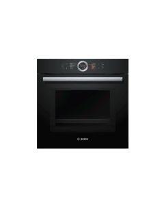 Bosch Einbaubackofen mit Mikrowelle HMG6764B1 Schwarz