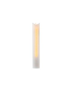 Sirius LED-Kerze Sara Adventskalender, Ø 5 x 29 cm, Gold/Weiss