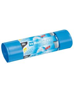 Papstar Kehrichtsack 120 l, 25 Stück, Hellblau