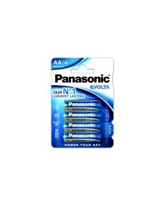Panasonic Batterie Evolta AA-Alkali 4 Stück