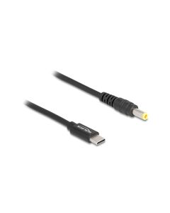 Delock Ladekabel USB-C zu 5.5 x 2.5 mm Stecker 1.5 m