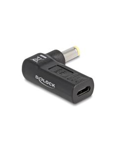 Delock Adapter USB-C zu 5.5 x 2.5 mm 90° gewinkelt