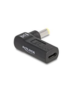 Delock Adapter USB-C zu Acer 5.5 x 1.7 mm 90° gewinkelt