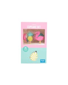 PME Cupcake-Set Tropical 24 Stück