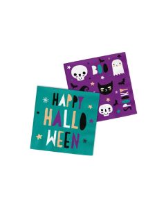 Folat Servietten Happy Halloween 20 Stück, mehrfarbig