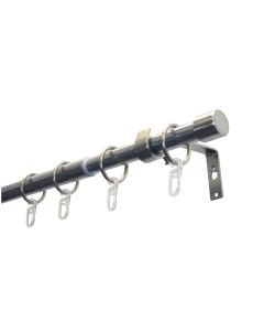 Gardinia Vorhangstange Set Cap 120 - 190 cm