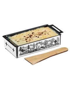 Trisa Teelicht-Raclette Kitchenette, Schwarz/Weiss