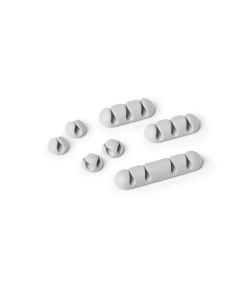 DURABLE Kabel-Clip Cavoline Clip Mix, 7 Stück, Grau