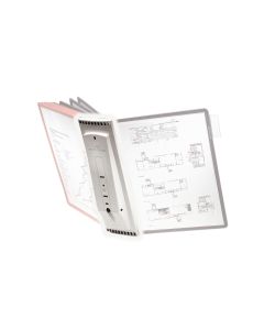 DURABLE Dokumentenhalter Sherpa Wandelement Grau