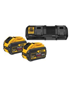 DeWalt Starter-Set XR Doppelladegerät und 2x 54 V 9 Ah Akku