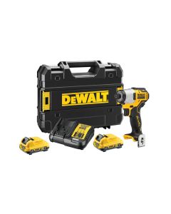 DeWalt Akku-Schlagschrauber 12 V 1/4, 2x 2 Ah Akku, Kit