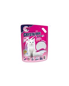 Crystal Rocks Katzenstreu Silikat Plus, 10 l, klumpend