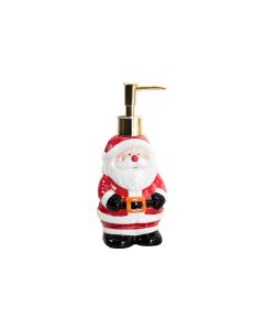 diaqua® Seifenspender Santa Claus 420 ml, Rot/Schwarz/Weiss