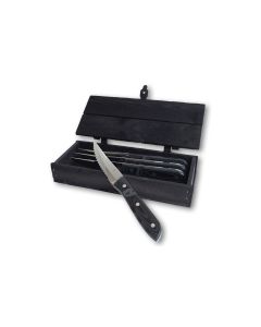 Gense Steakmesser Old Farmer XL 4 Stück, Schwarz