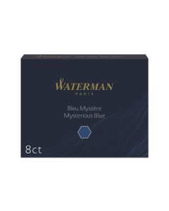 WATERMAN Tintenpatrone Standard Dunkelblau, 8 Stück