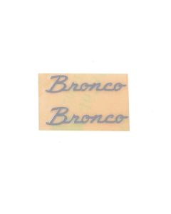 RC4WD Emblem Body Decals TRX-4 21 Bronco, Silber