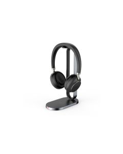 Yealink Headset BH76 UC Schwarz, USB-A, mit Ladestation