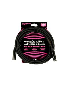 Ernie Ball XLR-Kabel XLRm-XLRf 4.57 m, Schwarz