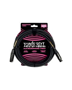 Ernie Ball XLR-Kabel XLRm-XLRf 6.1 m, Schwarz