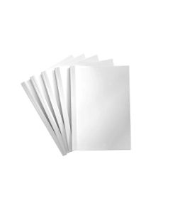 Peach Einbanddeckel für 15 Blatt, 200 g/m², 100 Stück, Weiss