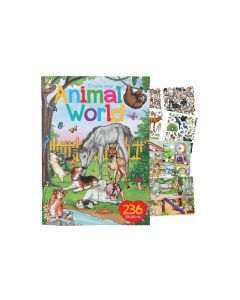 Depesche Stickerbuch Animal World mit 24 Seiten