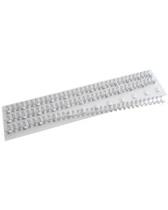Peach Binderücken PW095-01 10 mm Draht Silber, 100 Stück