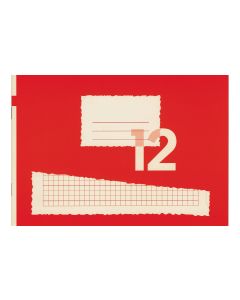 Office Focus Schulheft FSC A5, Kariert, Rot, 10 Stück