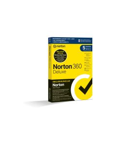 Norton 360 Deluxe + AntiTrack Bundle Box, 5 Dev., 1yr, 50GB Cloud