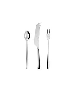 Sola Antipasti-Set Alpha 3-teilig, Silber