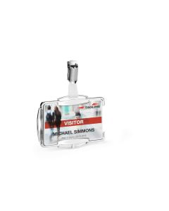 DURABLE Ausweishalter RFID Hartbox mit Clip für 1 Ausweis, 10 Stück