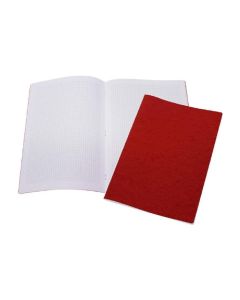 Office Focus Schulheft A4 kariert 40 Blatt, Rot, 10 Stück