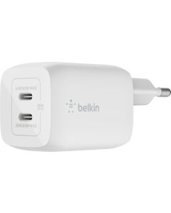 Belkin USB-Wandladegerät Dual USB-C GaN PD 65W