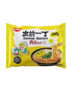Nissin Food Demae Ramen Nudelsuppe Miso Veggie 100 g