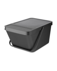 Brabantia Recyclingbehälter Sort & Go 20 l, Grau