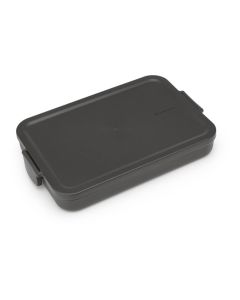 Brabantia Lunchbox Make & Take 25.5 x 16.6 x 3.7 cm, Dunkelgrau